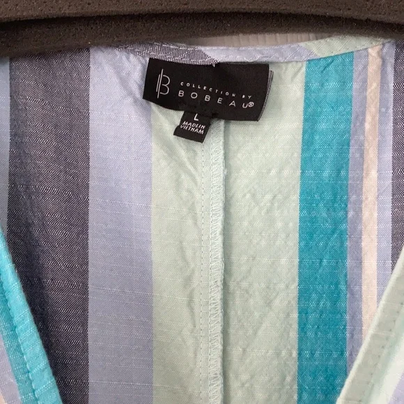 EUC spring/summer wrap dress Bobeau - Picture 3 of 4